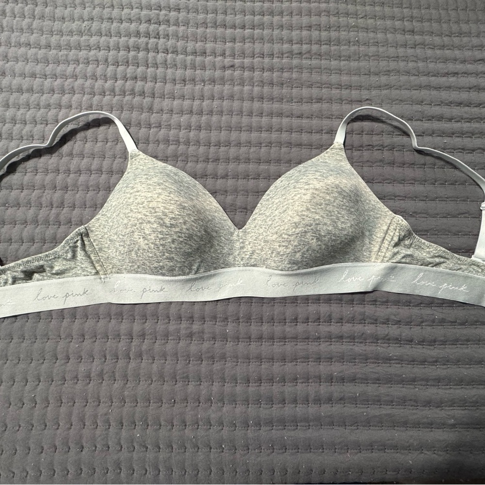 PINK Victoria's Secret Gray Bra